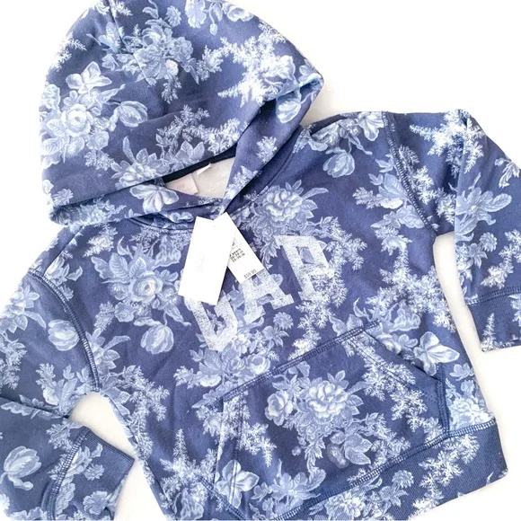 Loveshack Fancy x Gap Kids Floral Unisex Hoodie New - Picture 2 of 9